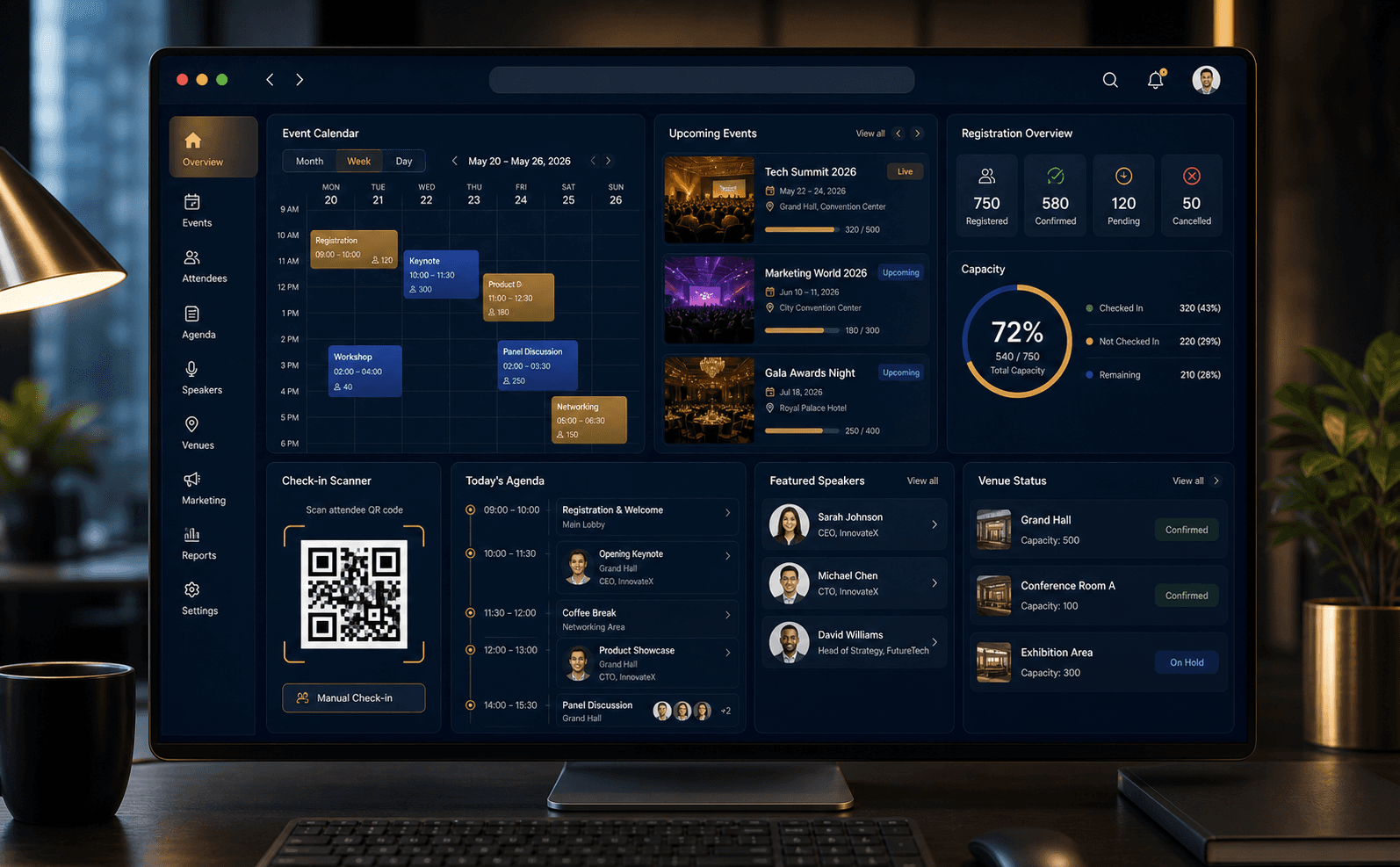 HexaLogic Event Booking
